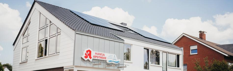 Hansa Apotheke mit Photovoltaikanlage